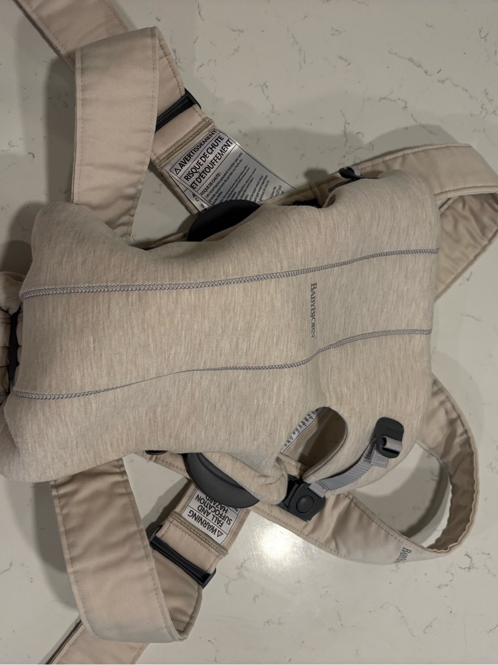 Babybjorn light beige carrier